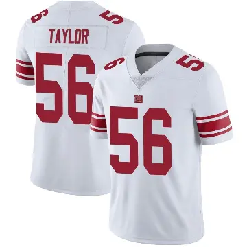 ＃56 Men's Lawrence Taylor White Limited New York Giants Vapor Untouchable Jersey