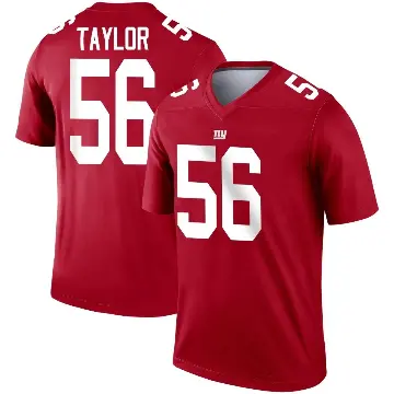 ＃56 Youth Lawrence Taylor Red Legend New York Giants Inverted Jersey