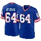 ＃64 Youth Aaron Stinnie Royal Game New York Giants Classic Jersey