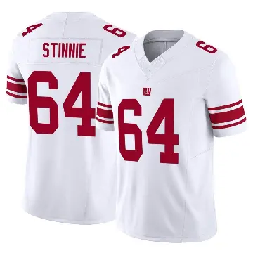 ＃64 Youth Aaron Stinnie White Limited New York Giants Vapor F.U.S.E. Jersey