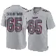 ＃65 Men's Austin Schlottmann Gray Game New York Giants Atmosphere Fashion Jersey