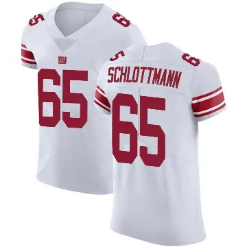 ＃65 Men's Austin Schlottmann White Elite New York Giants Vapor Untouchable Jersey