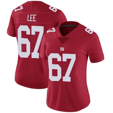 ＃67 Women's Ricky Lee Red Limited New York Giants Alternate Vapor Untouchable Jersey