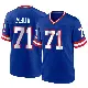 ＃71 Men's Marcus Mbow Royal Game New York Giants Classic Jersey