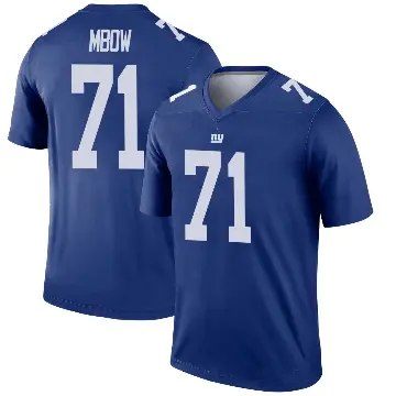 ＃71 Youth Marcus Mbow Royal Legend New York Giants Jersey