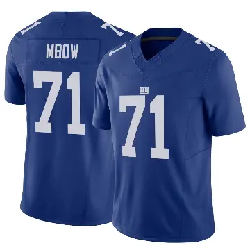 ＃71 Youth Marcus Mbow Royal Limited New York Giants Vapor F.U.S.E. Jersey