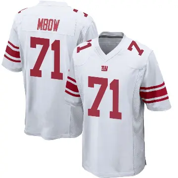 ＃71 Youth Marcus Mbow White Game New York Giants Jersey