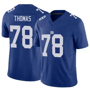 ＃78 Men's Andrew Thomas Royal Limited New York Giants Vapor F.U.S.E. Jersey