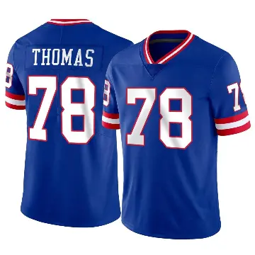 ＃78 Youth Andrew Thomas Limited New York Giants Classic Vapor Jersey