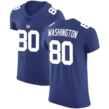 ＃80 Men's Montrell Washington Royal Elite New York Giants Team Color Vapor Untouchable Jersey