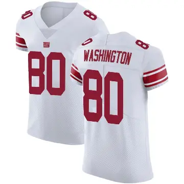 ＃80 Men's Montrell Washington White Elite New York Giants Vapor Untouchable Jersey