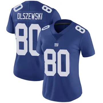 ＃80 Women's Gunner Olszewski Royal Limited New York Giants Team Color Vapor Untouchable Jersey