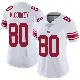 ＃80 Women's Phil McConkey White Limited New York Giants Vapor Untouchable Jersey