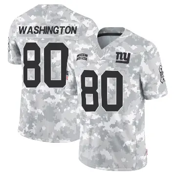 ＃80 Youth Montrell Washington Arctic Camo Limited New York Giants 2024 Salute to Service Jersey