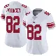 ＃82 Women's Daniel Bellinger White Limited New York Giants Vapor Untouchable Jersey