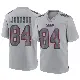 ＃84 Men's Theo Johnson Gray Game New York Giants Atmosphere Fashion Jersey