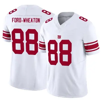 ＃88 Men's Bryce Ford-Wheaton White Limited New York Giants Vapor F.U.S.E. Jersey