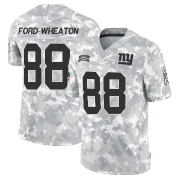 ＃88 Youth Bryce Ford-Wheaton Arctic Camo Limited New York Giants 2024 Salute to Service Jersey