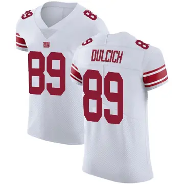 ＃89 Men's Greg Dulcich White Elite New York Giants Vapor Untouchable Jersey