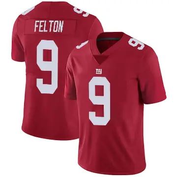 ＃9 Youth Da'Quan Felton Red Limited New York Giants Alternate Vapor Untouchable Jersey