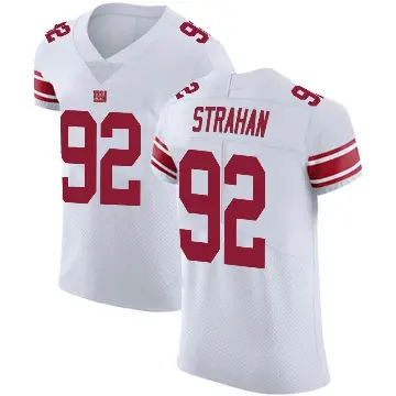 ＃92 Men's Michael Strahan White Elite New York Giants Vapor Untouchable Jersey