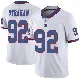 ＃92 Men's Michael Strahan White Limited New York Giants Color Rush Jersey