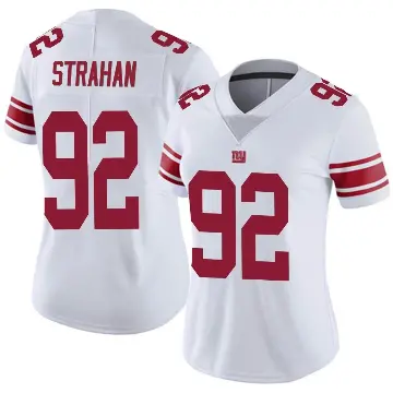 ＃92 Women's Michael Strahan White Limited New York Giants Vapor Untouchable Jersey