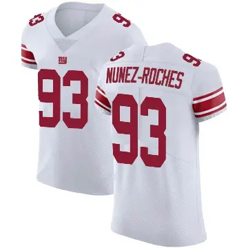 ＃93 Men's Rakeem Nunez-Roches White Elite New York Giants Vapor Untouchable Jersey