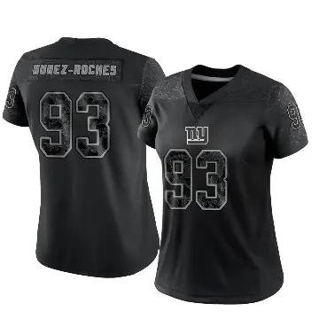＃93 Women's Rakeem Nunez-Roches Black Limited New York Giants Reflective Jersey