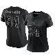 ＃94 Women's Elijah Chatman Black Limited New York Giants Reflective Jersey