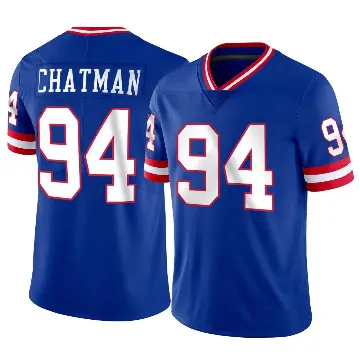 ＃94 Youth Elijah Chatman Limited New York Giants Classic Vapor Jersey