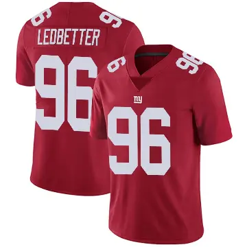 ＃96 Men's Jeremiah Ledbetter Red Limited New York Giants Alternate Vapor Untouchable Jersey