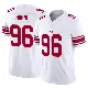 ＃96 Youth Timmy Horne White Limited New York Giants Vapor F.U.S.E. Jersey