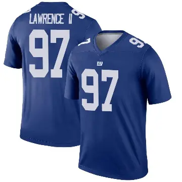 ＃97 Men's Dexter Lawrence II Royal Legend New York Giants Jersey