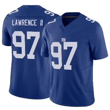＃97 Men's Dexter Lawrence II Royal Limited New York Giants Vapor F.U.S.E. Jersey