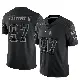 ＃97 Youth Dexter Lawrence II Black Limited New York Giants Reflective Jersey