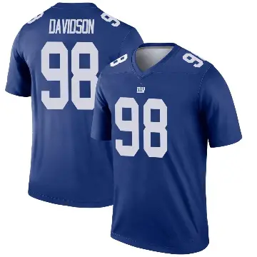 ＃98 Youth D.J. Davidson Royal Legend New York Giants Jersey