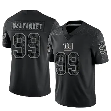 ＃99 Men's Jude McAtamney Black Limited New York Giants Reflective Jersey