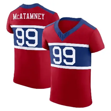 ＃99 Men's Jude McAtamney Red Elite New York Giants Century Alternate Vapor F.U.S.E. Jersey