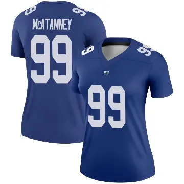 ＃99 Women's Jude McAtamney Royal Legend New York Giants Jersey